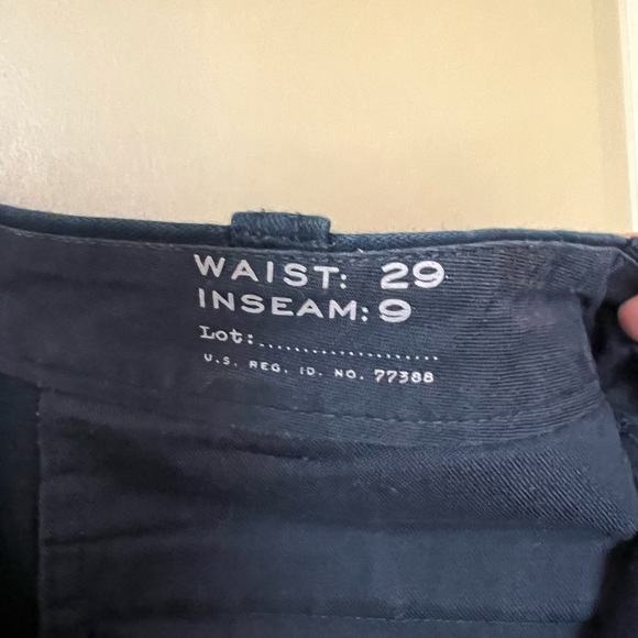 J Crew Mens Navy Shorts 9 Inch Inseam Size 29 - Picture 2 of 4